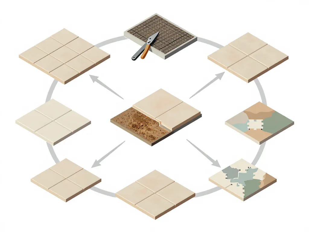 Facteurs variation tarif pose carrelage 60x60 au m2