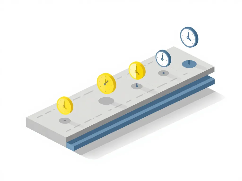 diagramme phases temps de sechage beton