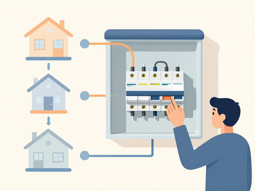 sécurité disjoncteur saute sans rien de branché étapes panneau