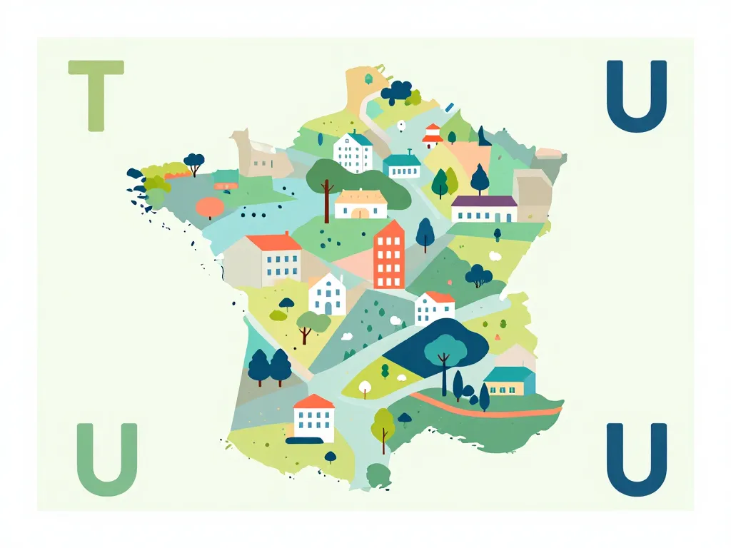 Carte villes en u France francophonie