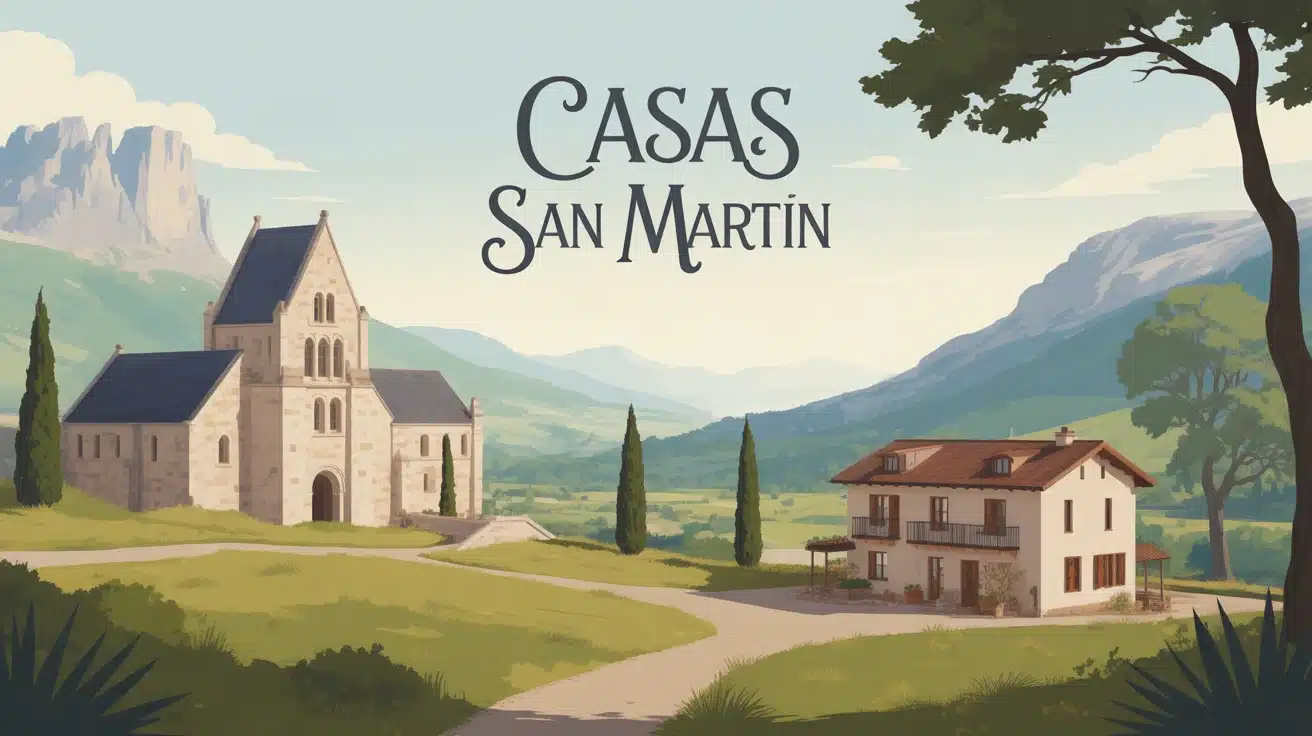 Illustration Casas San Martin paysage pyrénées calme