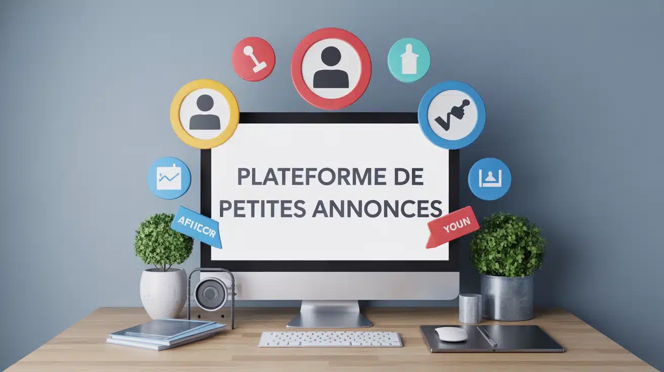 illustration plateforme de petites annonces sécurisée avec modération