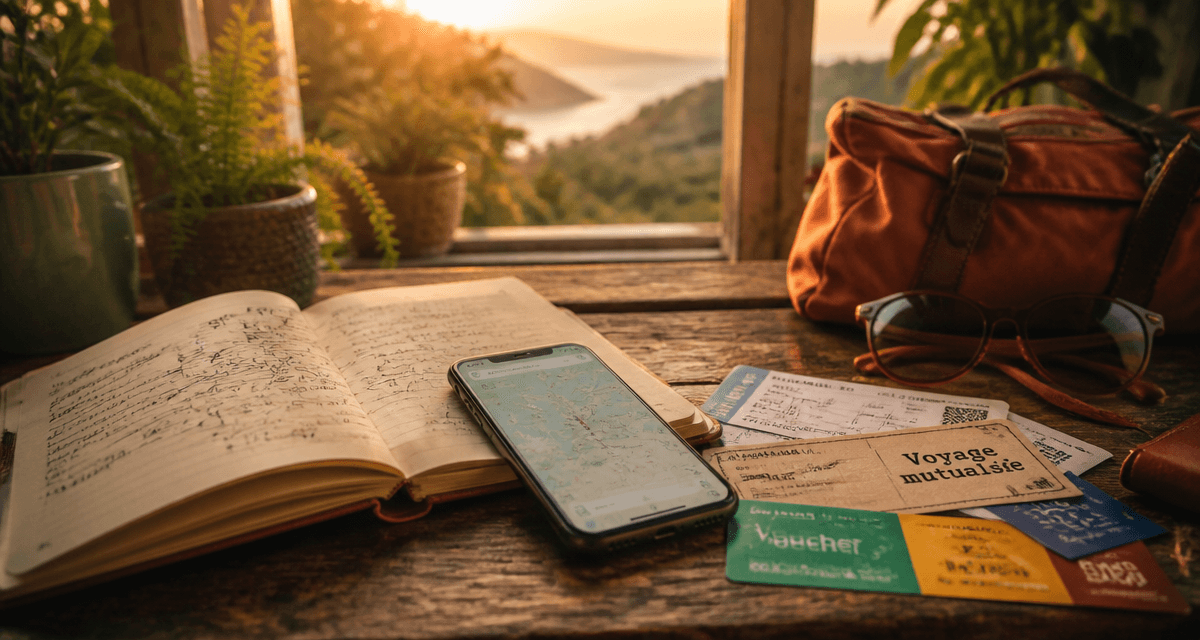 ecotour carnet voyage smartphone réservations