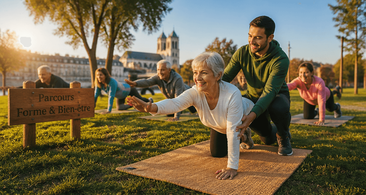 parcours forme et bien etre tours seniors sport parc
