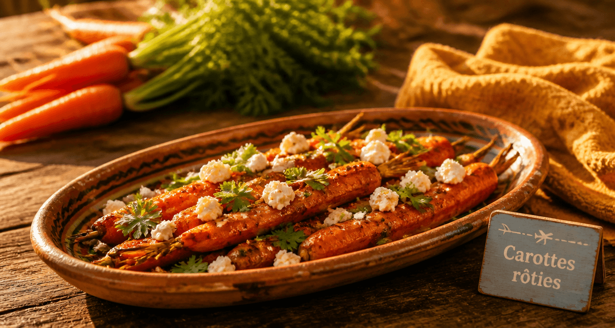 recette carotte rôties au miel et cumin
