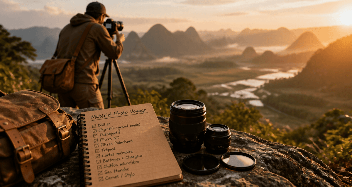 voyage photos photographe checklist matériel montagne