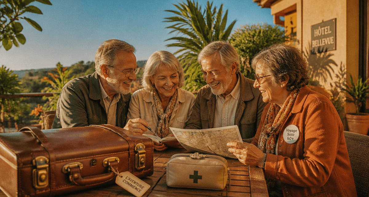 voyages organisés pour personnes seules 60 ans seniors échange terrasse