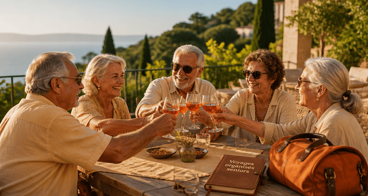 voyages organisés pour personnes seules 70 ans seniors terrasse apéritif
