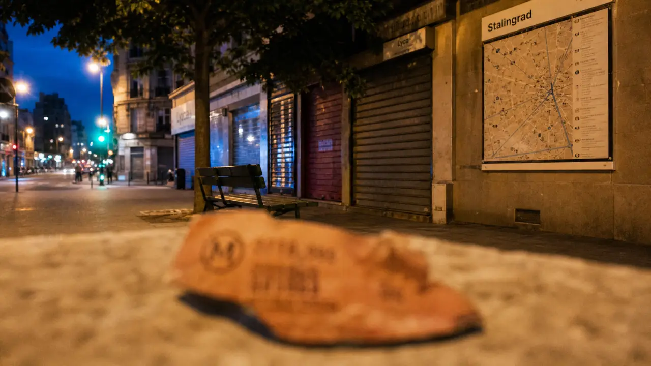 19 arrondissement paris dangereux, rue au quartier Stalingrad à l’heure bleue