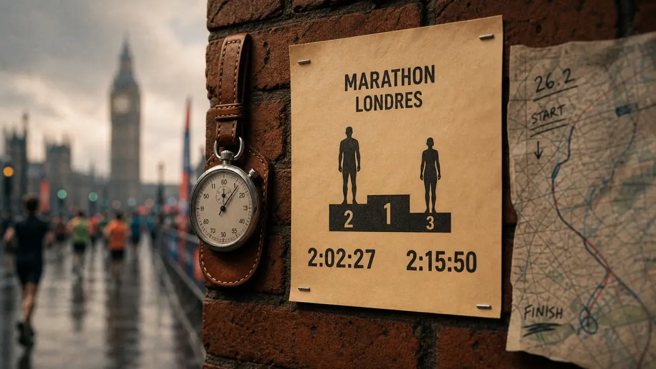 Classement marathon de londres : chronos 2:02:27 hommes et 2:15:50 femmes