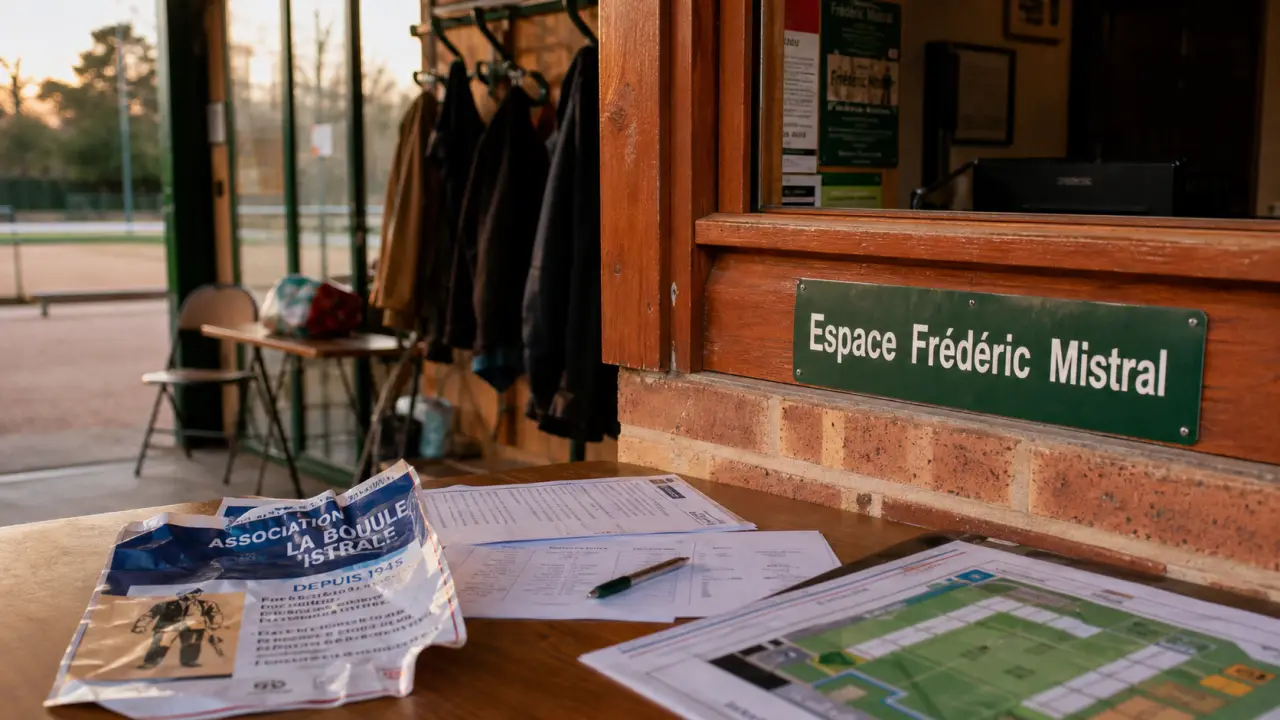 Entrée Espace Frédéric Mistral à Angers, équipements et réservation