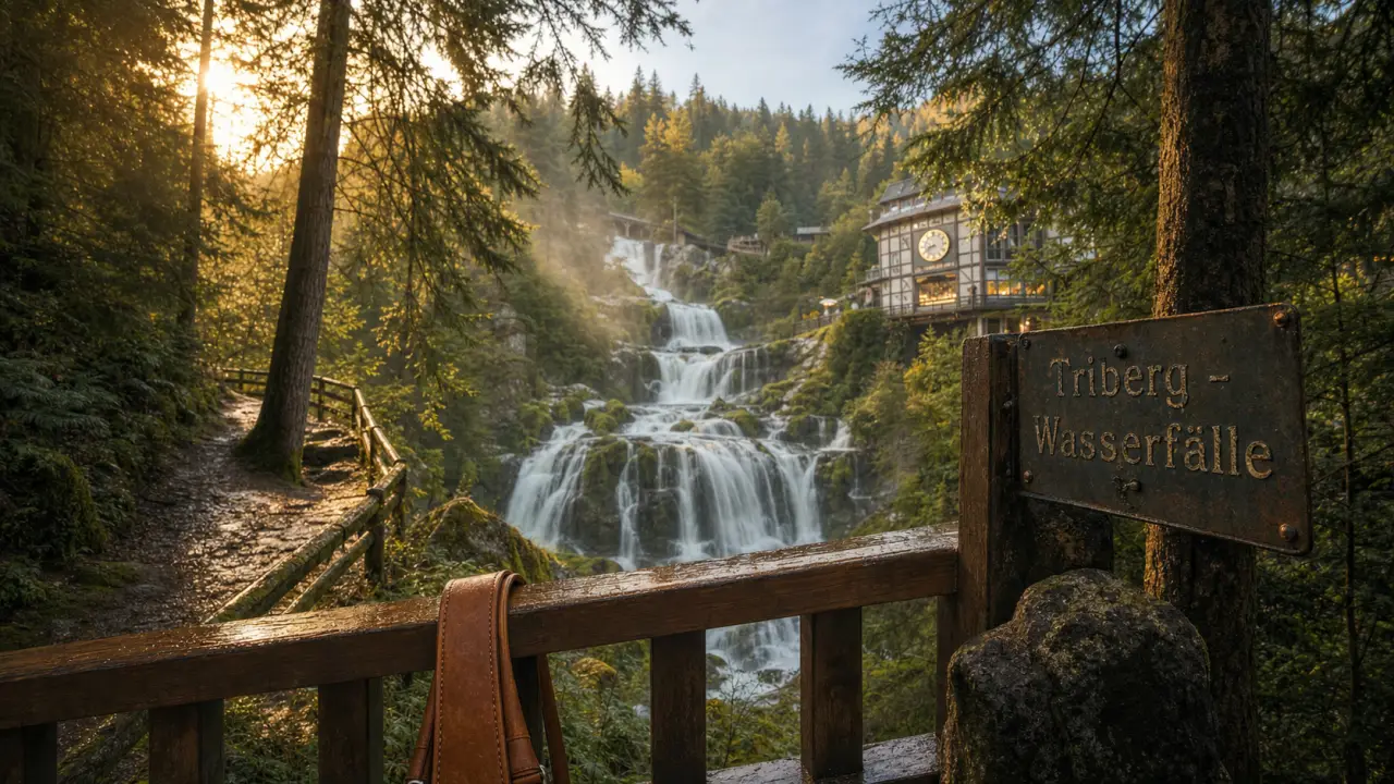 Triberg : cascades des 7 chutes en forêt humide