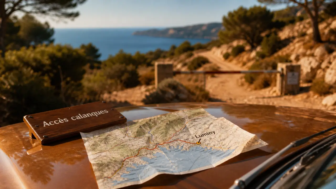 Calanques voiture : parking autorisé Luminy et accès calanques