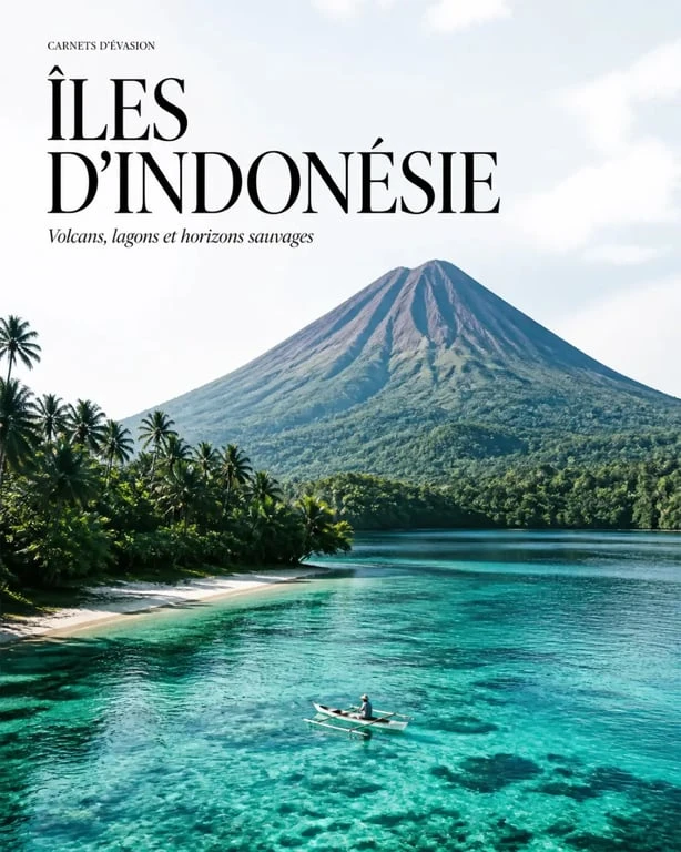 Le plus beau pays d’Asie : paysage d’Indonésie entre volcan, lagon et île tropicale
