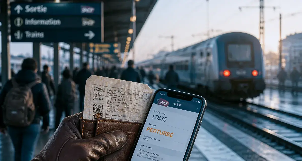 Greve 6 novembre 2025 SNCF : billet et statut perturbé en gare