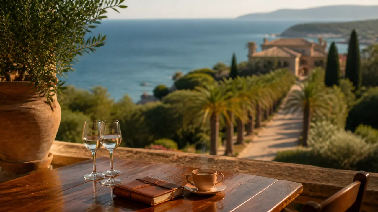 Plus beaux hôtels de luxe dans le Var : terrasse vue mer Méditerranée