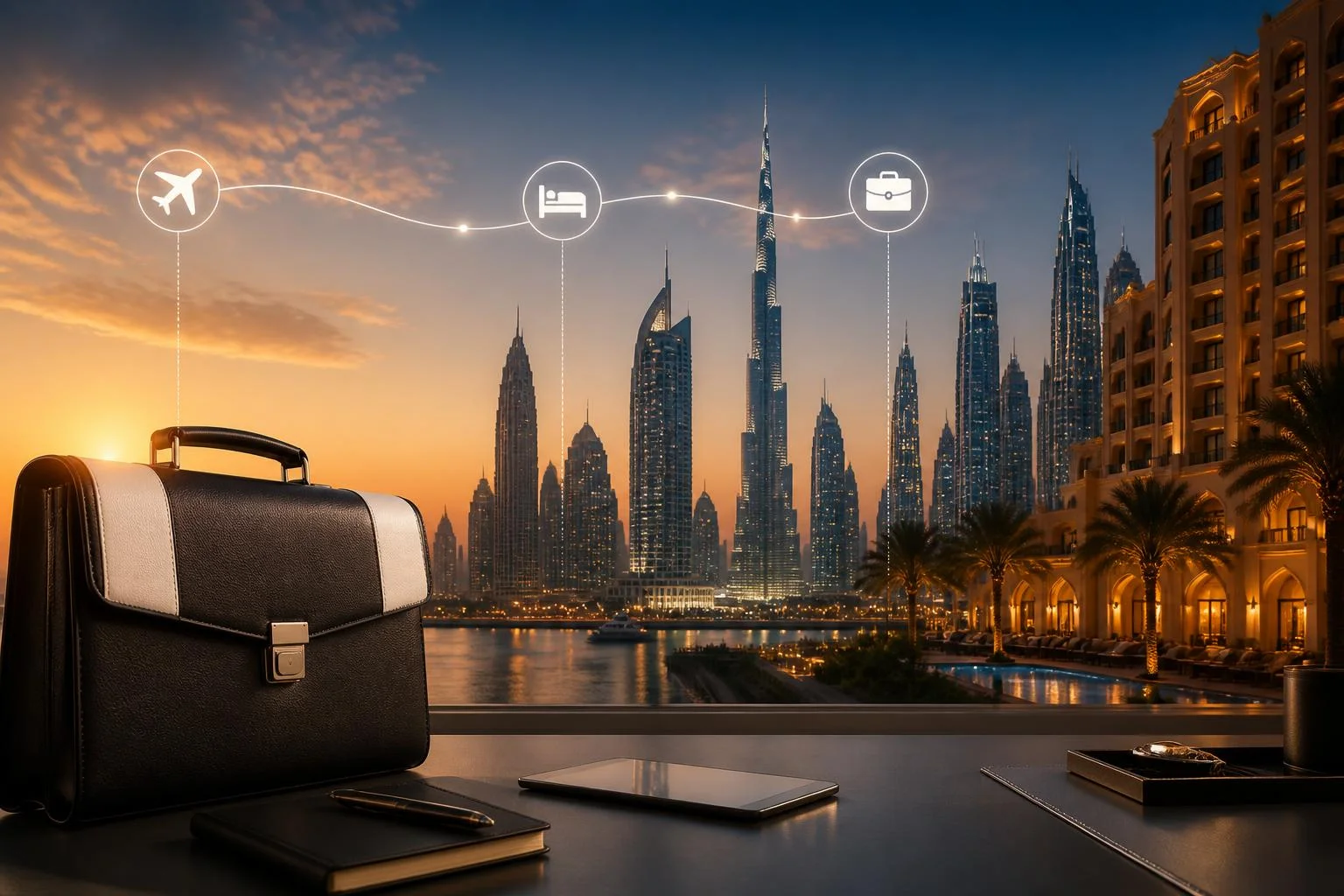 Voyage d’affaires à Dubaï : hôtels, transferts & expériences