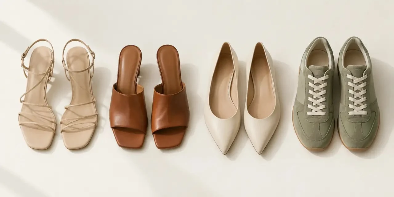 Chaussures femme été 2025 : sandales, mules, ballerines et sneakers tendance