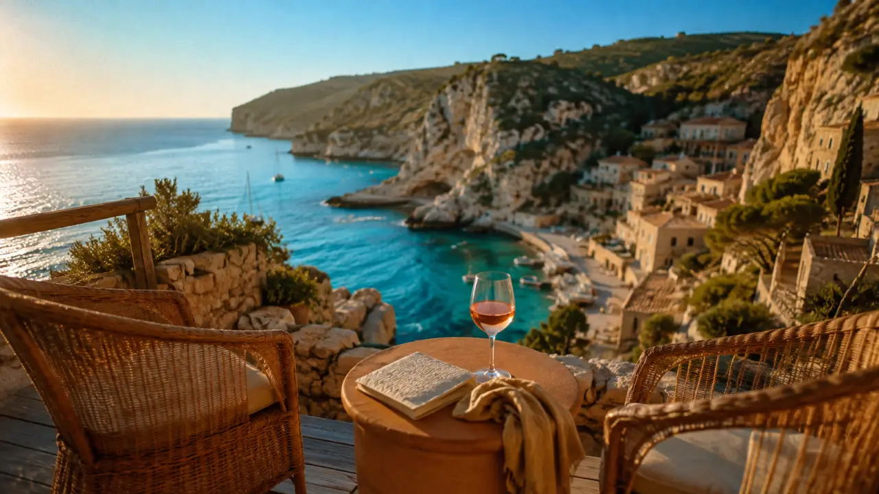 Mediterranee vacances : crique turquoise, terrasses et villages de charme