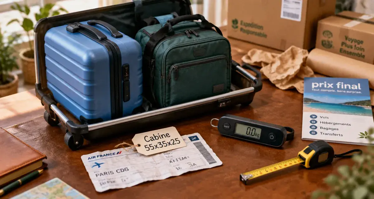 Bagagerie pas cher : valises cabine et sous-siège, format et dimensions