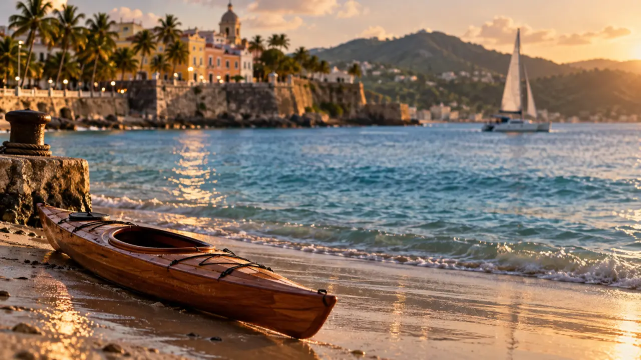 Que faire a porto rico : kayak sur la baie au coucher de soleil